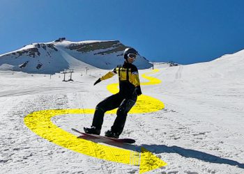 نحوه انجام پیچ S یا پیچ های متوالی بر روی اسنوبرد