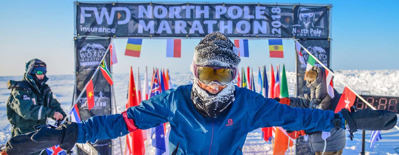 10 ورزش عجیب زمستانی (North Pole Marathon)