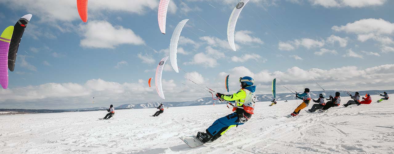 10 ورزش عجیب زمستانی (Snow Kiting)